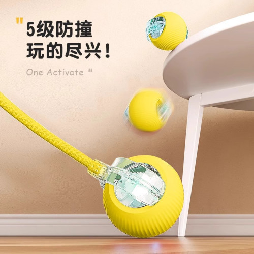 貓玩具貓咪智能逗貓球自嗨解悶神器貓用品大全寵物自動躲避突突球