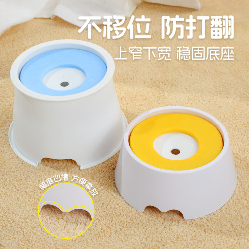 狗狗碗喝水碗不溼嘴懸浮飲水器漂浮水盆貓水碗護頸貓咪寵物防打翻