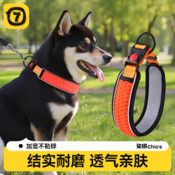 狗脖圈狗狗項圈柴犬柯基頸圈脖套大中小型犬狗圈狗狗牽引繩栓狗繩