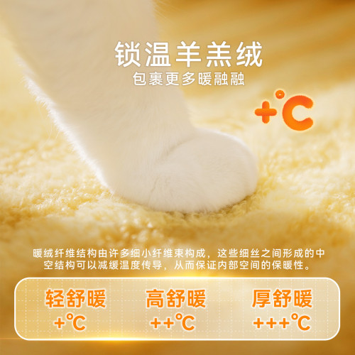 新款寵物窩秋冬季加厚保暖大眼萌開放式北極絨睡覺狗狗墊狗窩貓窩