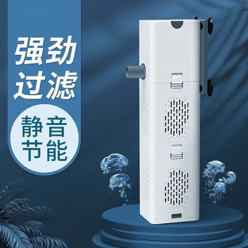 魚缸過濾器循環系統專用魚缸水泵三合一淨水循環泵增氧吸便抽水泵