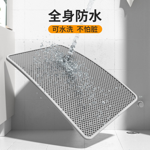 貓砂墊貓砂盆防外濺墊貓咪防帶出控砂墊貓墊子厠所漏沙墊貓咪用品