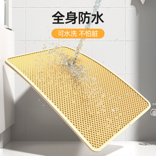 貓砂墊貓砂盆防外濺墊貓咪防帶出控砂墊貓墊子厠所漏沙墊貓咪用品