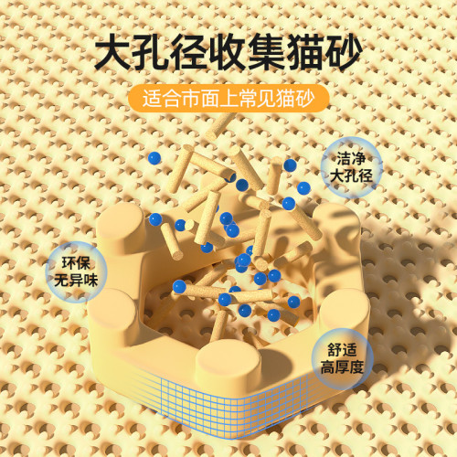 貓砂墊貓砂盆防外濺墊貓咪防帶出控砂墊貓墊子厠所漏沙墊貓咪用品