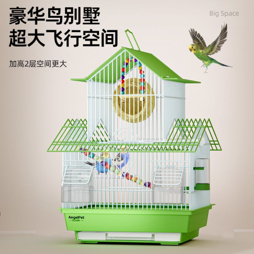 虎皮鸚鵡籠子鳥籠專用豪華別墅牡丹大號新型金屬家用文鳥珍珠用品