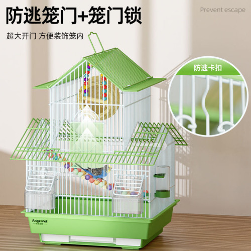 虎皮鸚鵡籠子鳥籠專用豪華別墅牡丹大號新型金屬家用文鳥珍珠用品