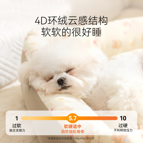 狗窩四季通用公主風荷葉花邊窩小型犬睡覺狗床全可拆洗墊子寵物窩