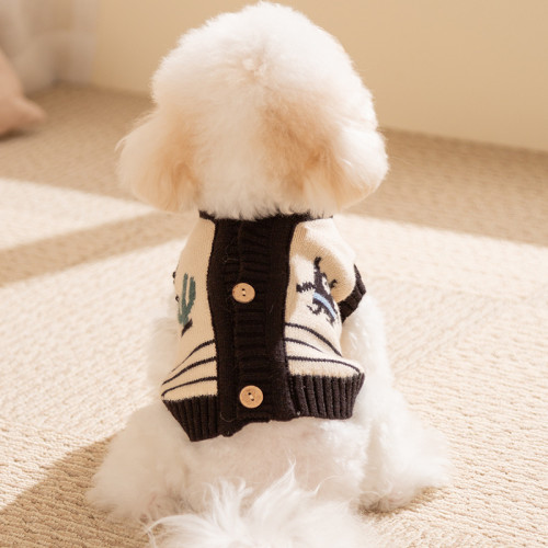 狗狗毛衣秋冬季中小型犬比熊西高地保暖針織無袖貓咪服飾寵物衣服