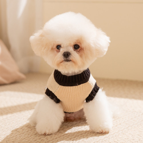 狗狗毛衣秋冬季中小型犬比熊西高地保暖針織無袖貓咪服飾寵物衣服
