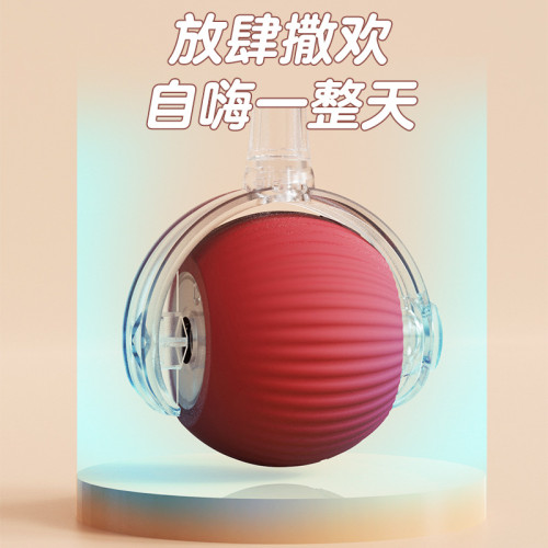 自動遛狗球狗玩具球耐咬自嗨寵物逗狗狗神器狗球小狗突突球跳跳球