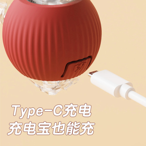 自動遛狗球狗玩具球耐咬自嗨寵物逗狗狗神器狗球小狗突突球跳跳球
