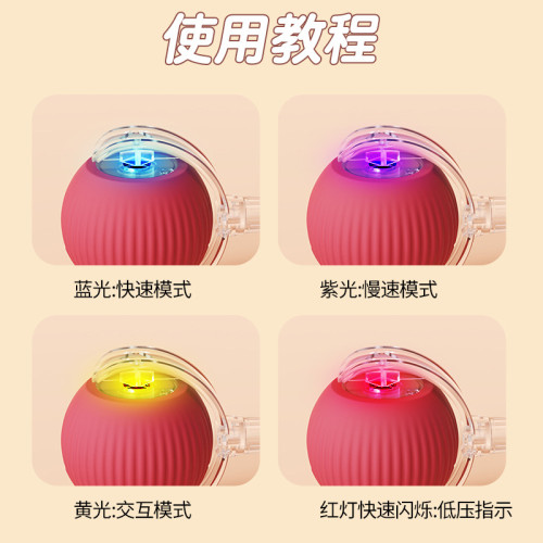 自動遛狗球狗玩具球耐咬自嗨寵物逗狗狗神器狗球小狗突突球跳跳球