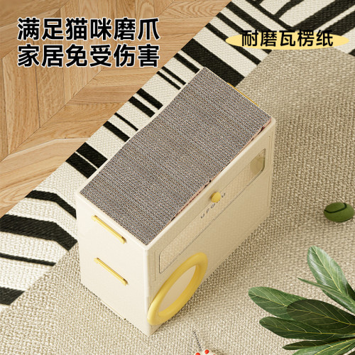 家用多功能室內貓窩寵物用品一體收納箱貓別墅小戶型雙層貓捨貓屋
