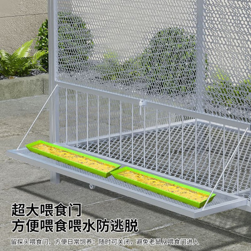 密網方管雞籠子家用特大號室外農村家用室內雞捨鐵絲網養殖籠鴨鵞
