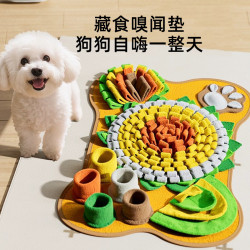 小狗狗益智髮聲解悶藏食漏食玩具消耗體力自嗨神器嗅聞墊藏食玩具