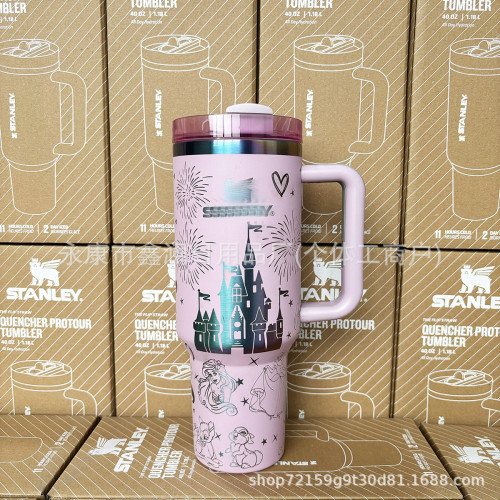 爆款40oz手柄杯不鏽鋼保溫杯史丹利維尼城堡汽車杯 爆款40oz手柄杯不鏽鋼保溫杯史丹利維尼城堡汽車杯