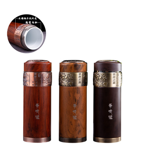 景德鎮新款木紋陶瓷杯創意復古不鏽鋼保溫杯隨手杯商務禮品杯 景德鎮新款木紋陶瓷杯創意復古不鏽鋼保溫杯隨手杯商務禮品杯