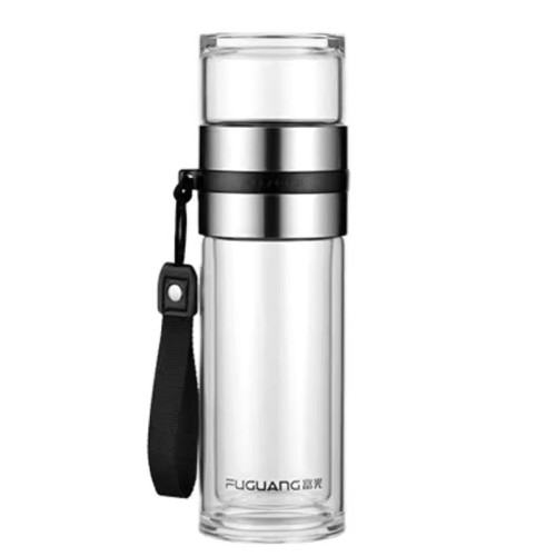 富光茶水分離泡茶杯男士雙層玻璃杯耐高溫可攜式個人專用過濾水杯子 富光茶水分離泡茶杯男士雙層玻璃杯耐高溫可攜式個人專用過濾水杯子