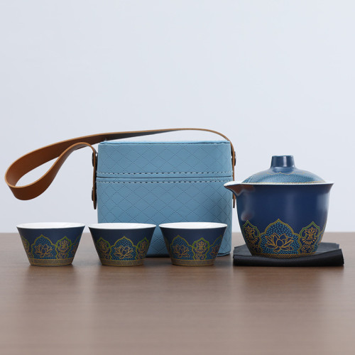 旅行茶具小套裝古韻蓋碗茶杯功夫茶具快客杯實用禮品商務伴手禮 旅行茶具小套裝古韻蓋碗茶杯功夫茶具快客杯實用禮品商務伴手禮