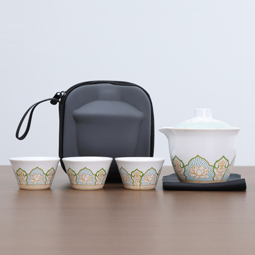 旅行茶具小套裝古韻蓋碗茶杯功夫茶具快客杯實用禮品商務伴手禮 旅行茶具小套裝古韻蓋碗茶杯功夫茶具快客杯實用禮品商務伴手禮
