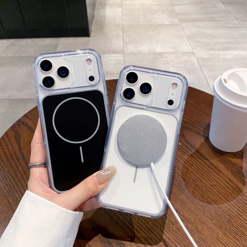 適用蘋果17promax手機殼萊卡透明磁吸iphone17AIR防摔保護套17pro