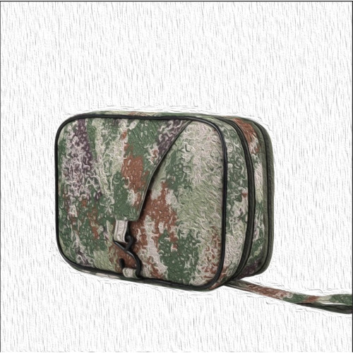 迷彩雙層洗漱包戶外大容量迷彩內務收納包可攜式包牛津布掛鉤洗漱袋