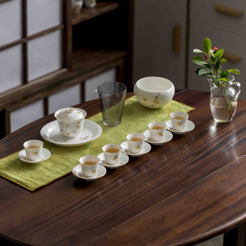 三生有杏功夫茶具禮盒套裝陶瓷家用泡茶杯蓋碗喝茶茶道辦公室禮品 三生有杏功夫茶具禮盒套裝陶瓷家用泡茶杯蓋碗喝茶茶道辦公室禮品