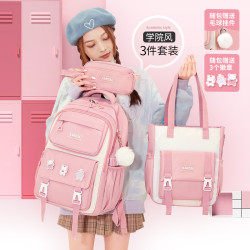 爆款小學生兒童書包女生雙肩包防潑水雙肩後背包牛津布女童