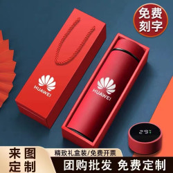 不鏽鋼保溫杯304智能測溫溫度顯示杯 商務廣告禮品杯子刻字印