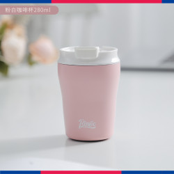 Bincoo咖啡杯陶瓷大容量保溫杯復古高顔值隨行杯子可攜式不鏽鋼水杯
