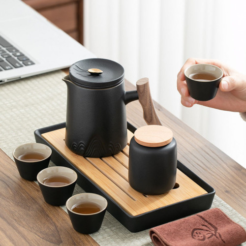 旅行茶具小套裝戶外隨身包泡茶壺功夫茶杯露營旅遊可攜式快客杯 旅行茶具小套裝戶外隨身包泡茶壺功夫茶杯露營旅遊可攜式快客杯
