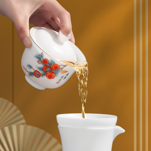 冰種高冰三才蓋碗不燙手白瓷茶碗泡茶杯子功夫茶具套裝敬茶碗 冰種高冰三才蓋碗不燙手白瓷茶碗泡茶杯子功夫茶具套裝敬茶碗