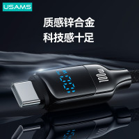 優勝仕數據線PD100W雙C口數顯快充線適用蘋果16 15華爲安卓充電線