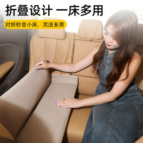 汽車第三排專用折曡式SUV車用睡墊床帶頭枕可攜式汽車後排床墊 汽車第三排專用折曡式SUV車用睡墊床帶頭枕可攜式汽車後排床墊
