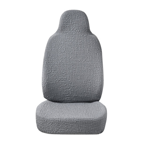 汽車座椅保護套褶皺泡泡布彈力連體坐墊四季通用防塵一體座套罩