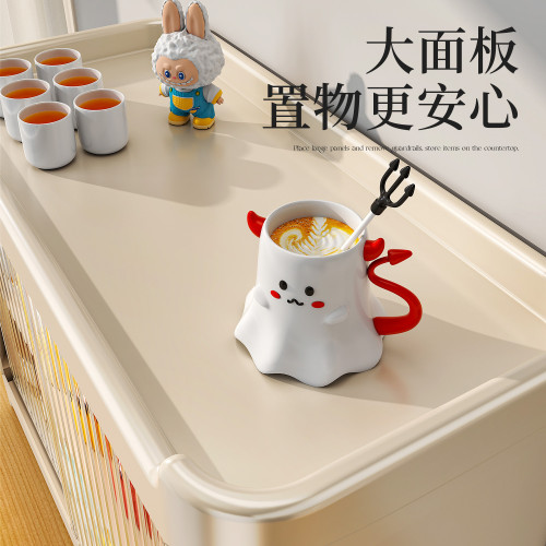 杯架收納置物架防塵水杯茶杯咖啡杯餐邊櫃收納神器桌面收納盒杯櫃