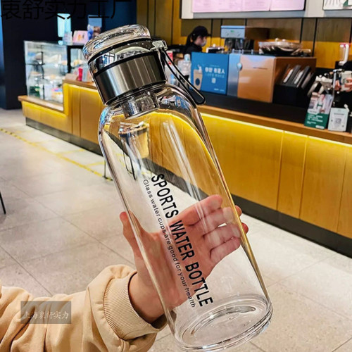 大容量噸噸杯男女夏季玻璃杯網紅高顔值水杯可攜式耐高溫泡茶杯子 大容量噸噸杯男女夏季玻璃杯網紅高顔值水杯可攜式耐高溫泡茶杯子