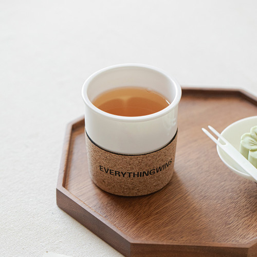 德化白瓷茶杯羊脂玉大號主人杯防燙隔熱半刻咖啡杯家用喝水杯子