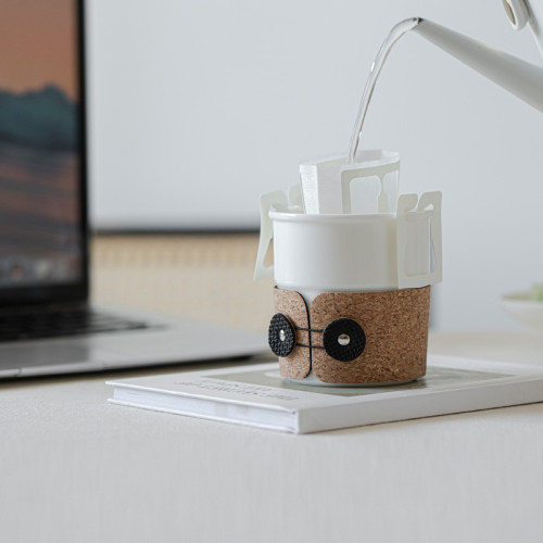 德化白瓷茶杯羊脂玉大號主人杯防燙隔熱半刻咖啡杯家用喝水杯子