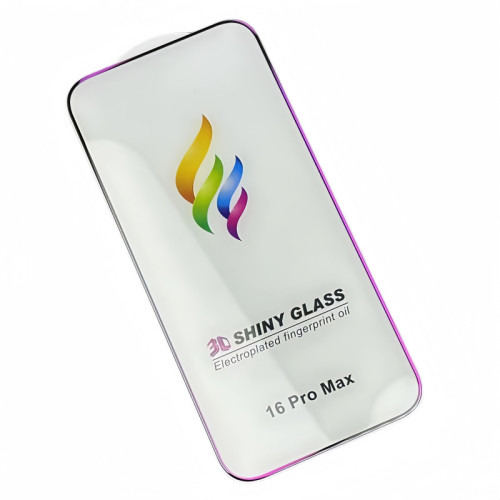 蘋果13適用iPhone16電鍍高清14plus大弧3D彩邊手機15promax鋼化膜