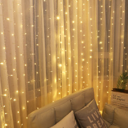 滿天星星LED彩燈串節日房間ins氛圍感窗簾裝飾布置閃燈掛飾用品