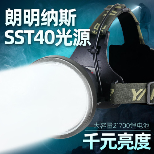 雅尼後置鋰電頭燈強光充電式超亮遠射頭戴式手電超長續航led礦燈 雅尼後置鋰電頭燈強光充電式超亮遠射頭戴式手電超長續航led礦燈