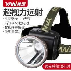 雅尼聚光小光斑頭燈led強光充電超亮頭戴式手電筒戶外超長續航