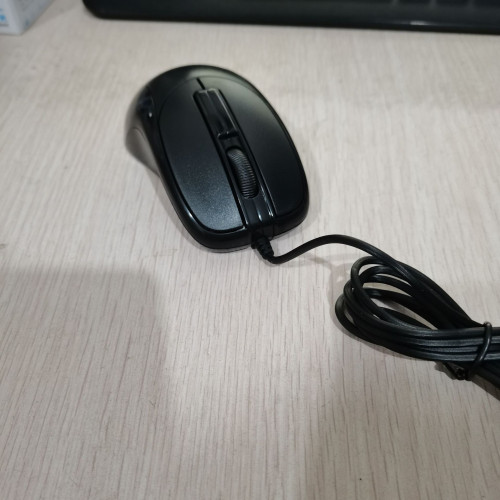 雷斯魔LS-307光電滑鼠有線USB或圓插頭PS/2接口電腦配重