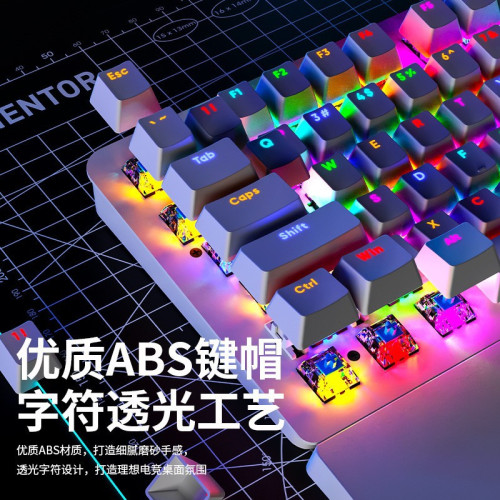龍衛士AK104青軸紅軸鍵盤電競遊戯電腦有線辦公RGB背光真機械鍵盤 龍衛士AK104青軸紅軸鍵盤電競遊戯電腦有線辦公RGB背光真機械鍵盤
