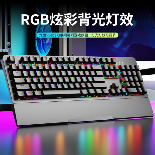 龍衛士AK104青軸紅軸鍵盤電競遊戯電腦有線辦公RGB背光真機械鍵盤 龍衛士AK104青軸紅軸鍵盤電競遊戯電腦有線辦公RGB背光真機械鍵盤