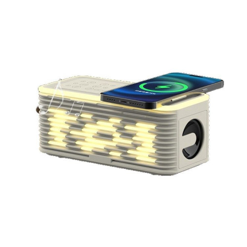 索貝斯DK07無線藍牙音箱氛圍感燈效白噪音睡眠音響無線充電低音砲 索貝斯DK07無線藍牙音箱氛圍感燈效白噪音睡眠音響無線充電低音砲