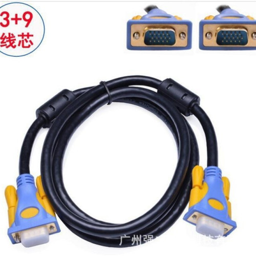 高清VGA線 工程級3+9VGA線 電腦連接線 鍍金接口 VGA數據線 高清VGA線 工程級3+9VGA線 電腦連接線 鍍金接口 VGA數據線