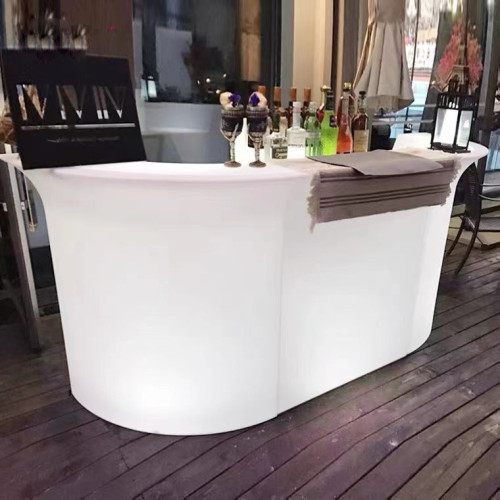 酒吧台 LED前台戶外防水活動雞尾酒調酒吧台桌 時尚迎賓發光家具