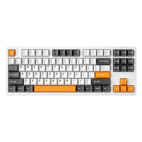 優派KC87Pro客製化機械鍵盤無線藍牙三模側刻87配列電腦電競遊戯